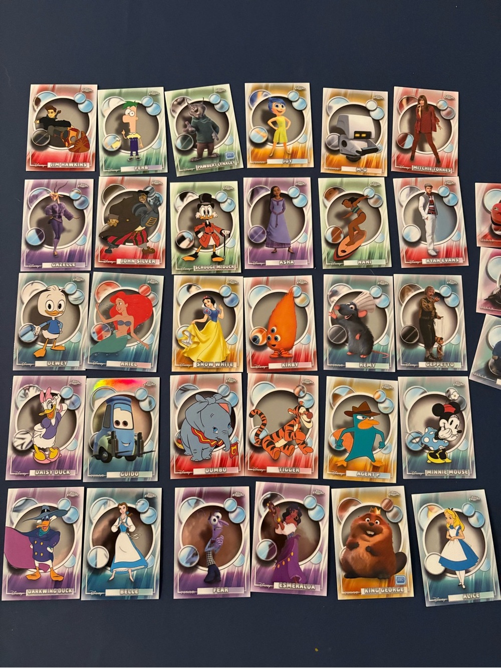 Topps 2026 Disney Character Collectible Cards - 45 total